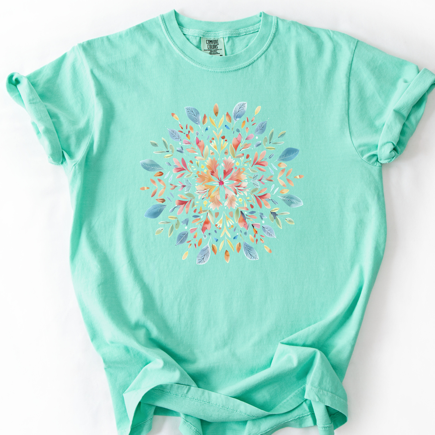 Plant Mandala - Comfort Colors Relaxed Fit Premium T Shirt