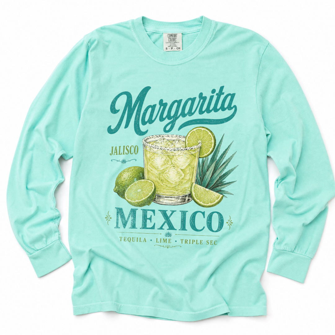 Margarita - Comfort Colors Long Sleeve Premium T Shirt