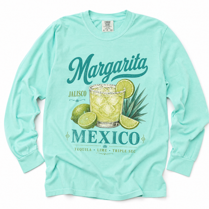 Margarita - Comfort Colors Long Sleeve Premium T Shirt