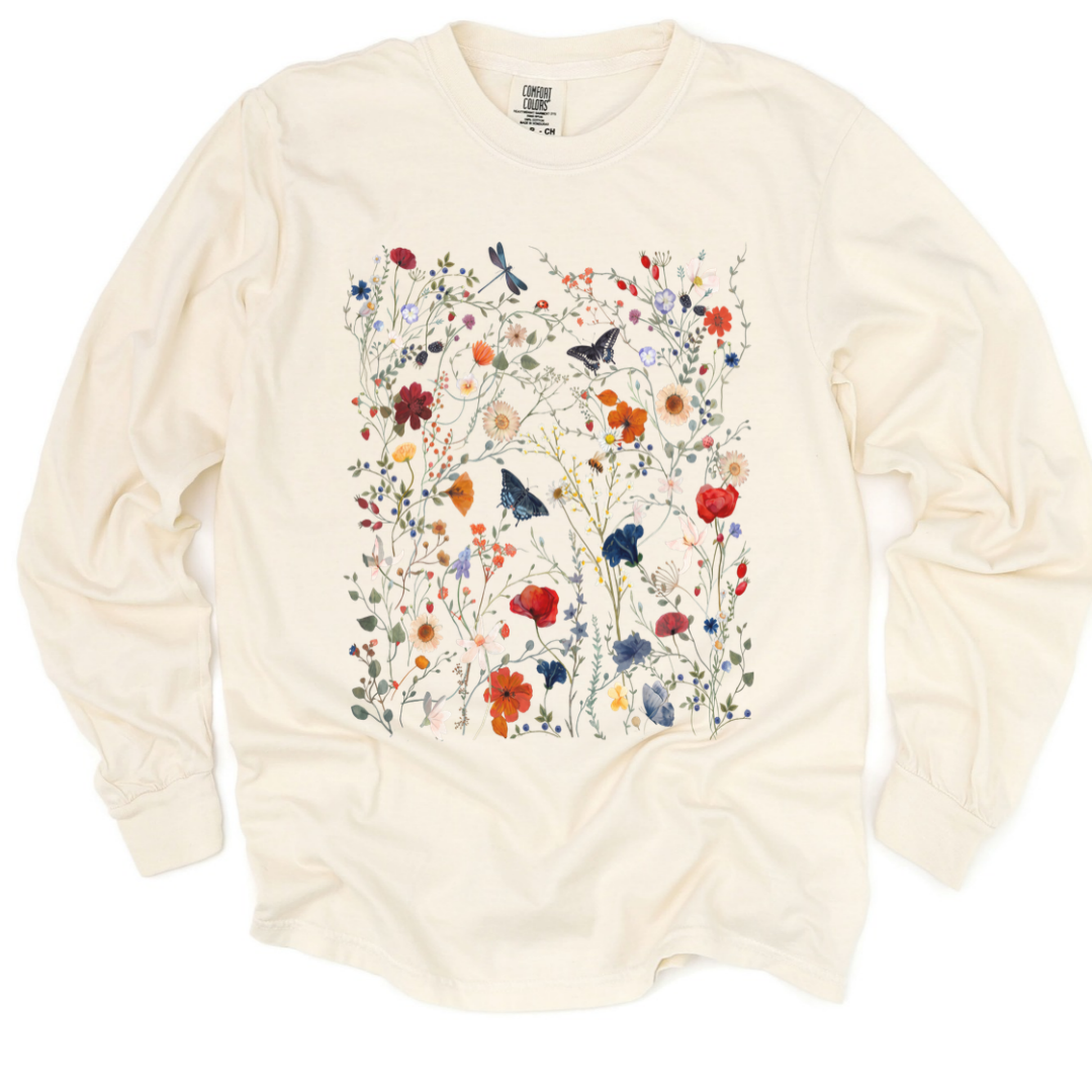 Garden of Joy - Comfort Colors Long Sleeve Premium T Shirt