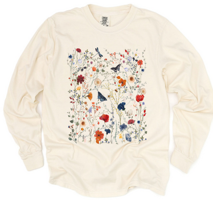 Garden of Joy - Comfort Colors Long Sleeve Premium T Shirt
