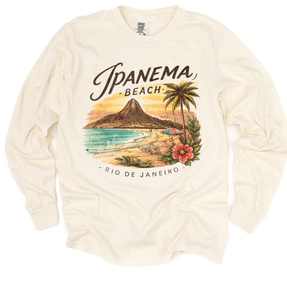 Ipanema - Comfort Colors Long Sleeve Premium T Shirt