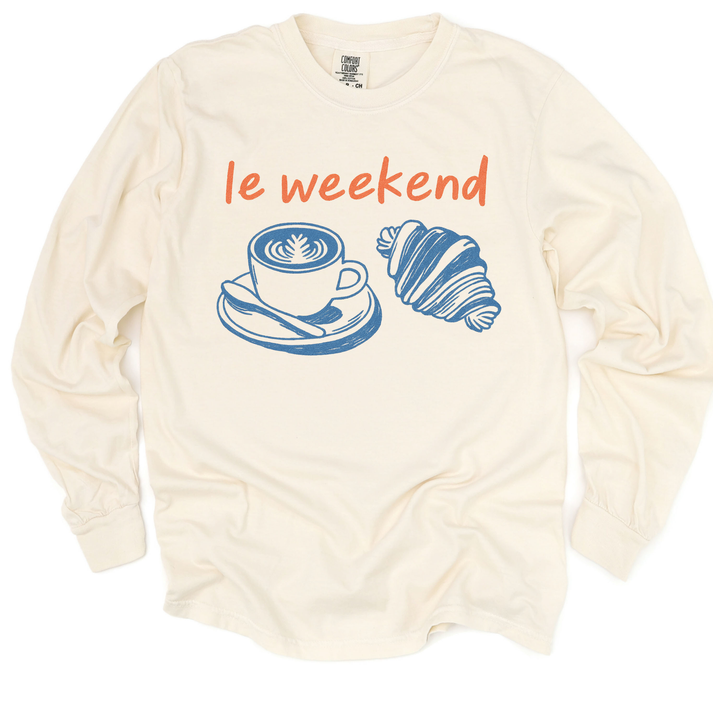 Le Weekend - Comfort Colors Long Sleeve Premium T Shirt