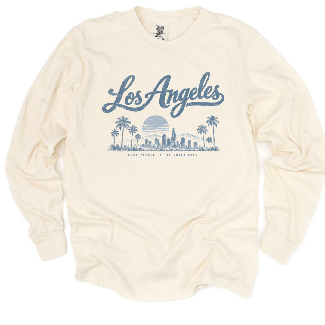 Los Angeles - Comfort Colors Long Sleeve Premium T Shirt