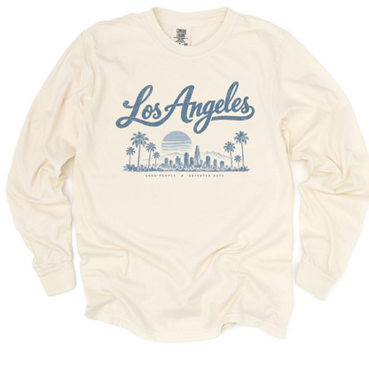 Los Angeles - Comfort Colors Long Sleeve Premium T Shirt