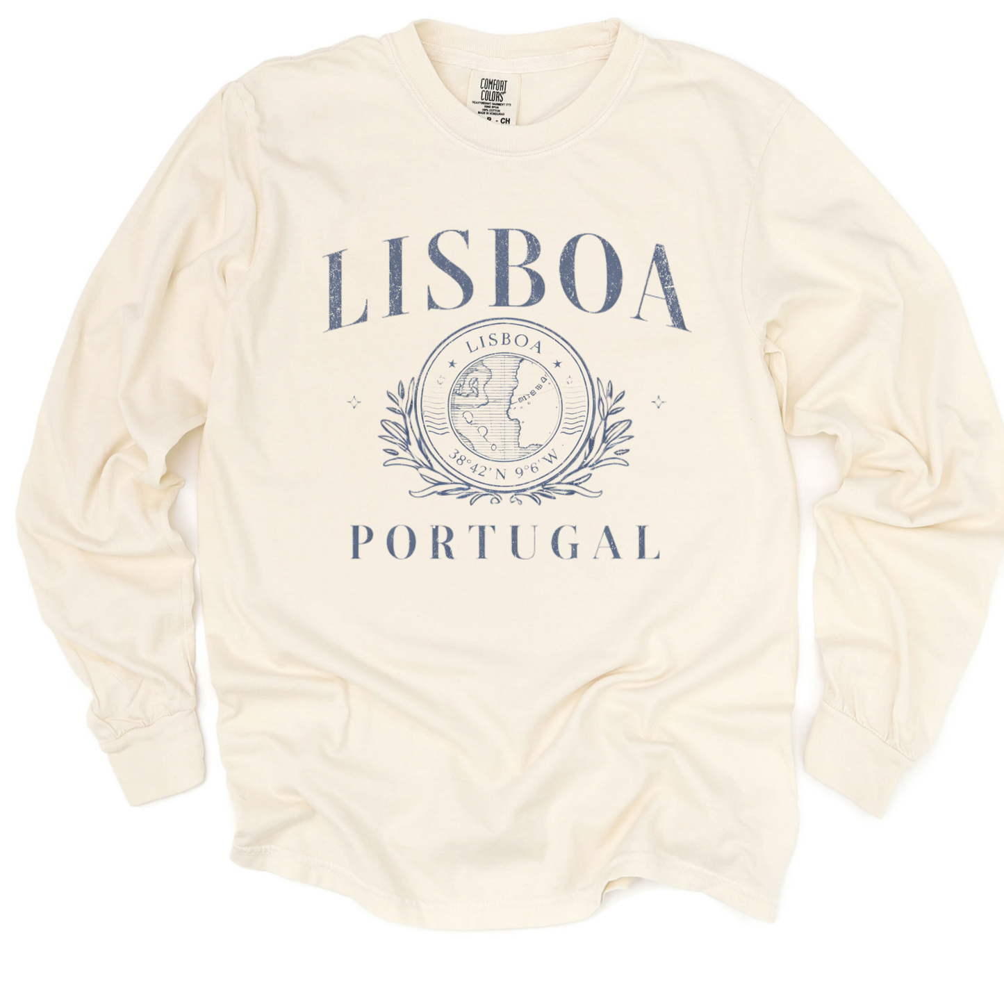 Lisboa Portugal - Comfort Colors Long Sleeve Premium T Shirt