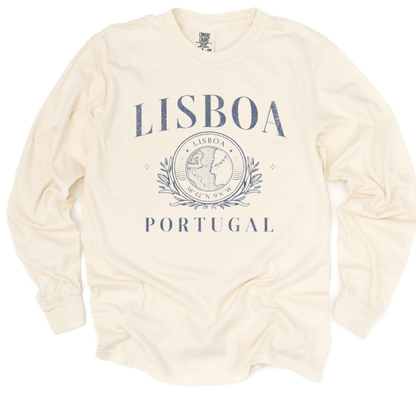 Lisboa Portugal - Comfort Colors Long Sleeve Premium T Shirt
