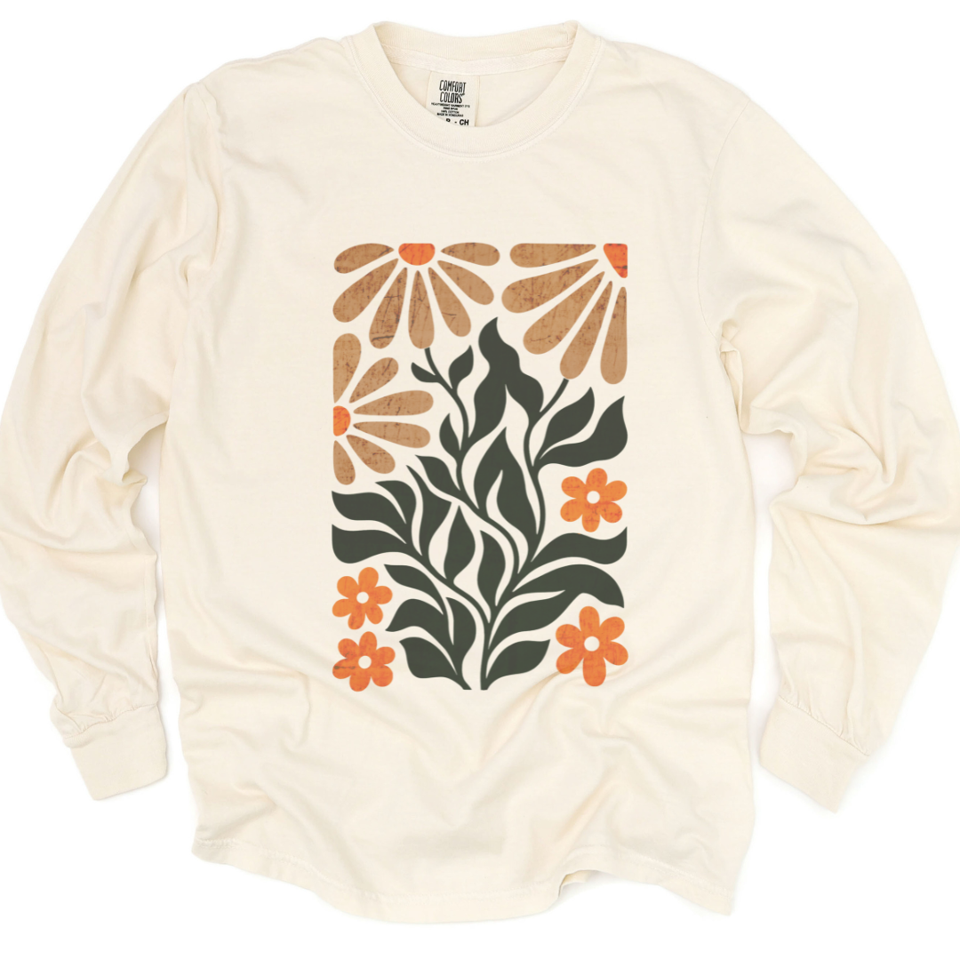 Wildlight Flora - Comfort Colors Premium Long Sleeve T Shirt