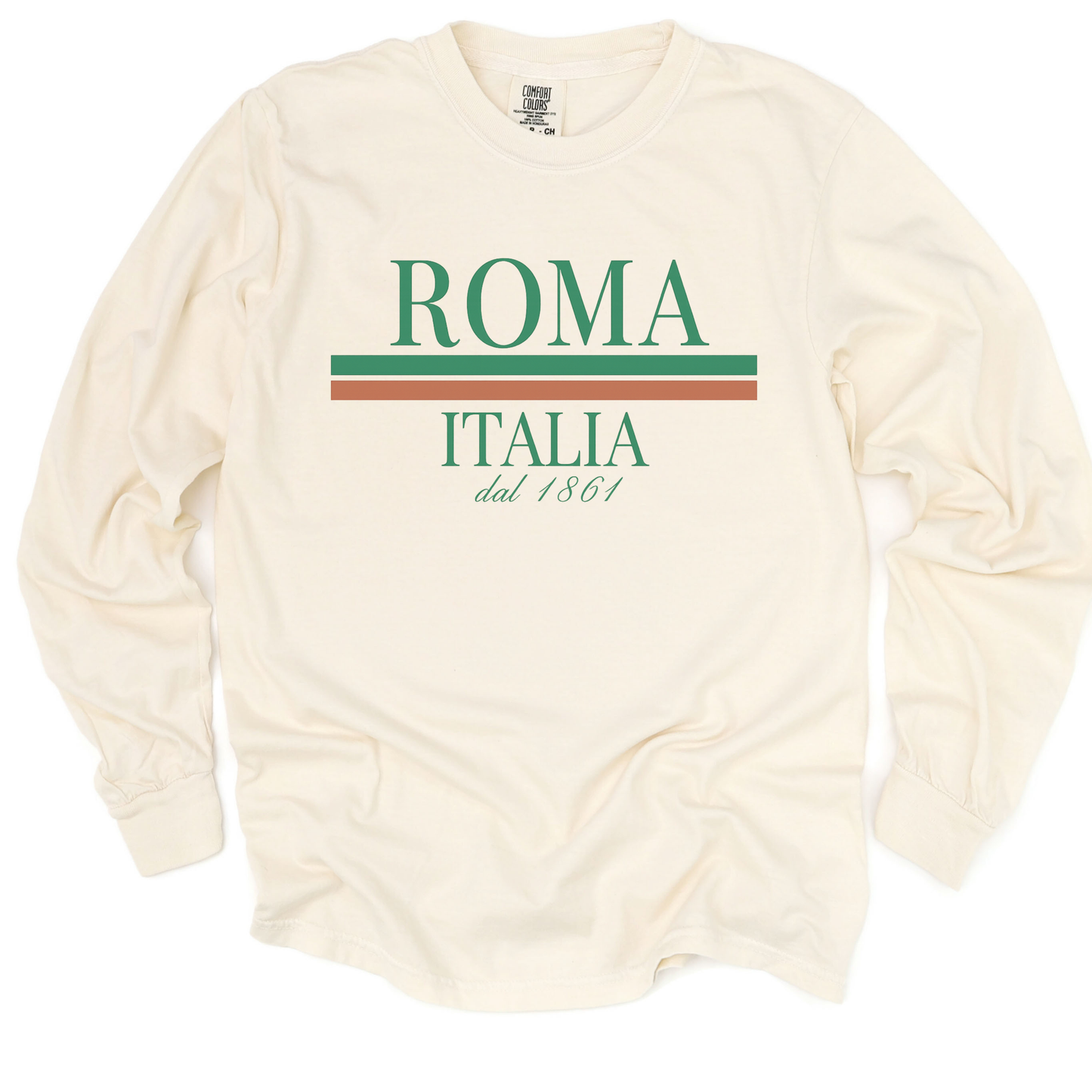Roma Italia - Comfort Colors Premium Long Sleeve T Shirt