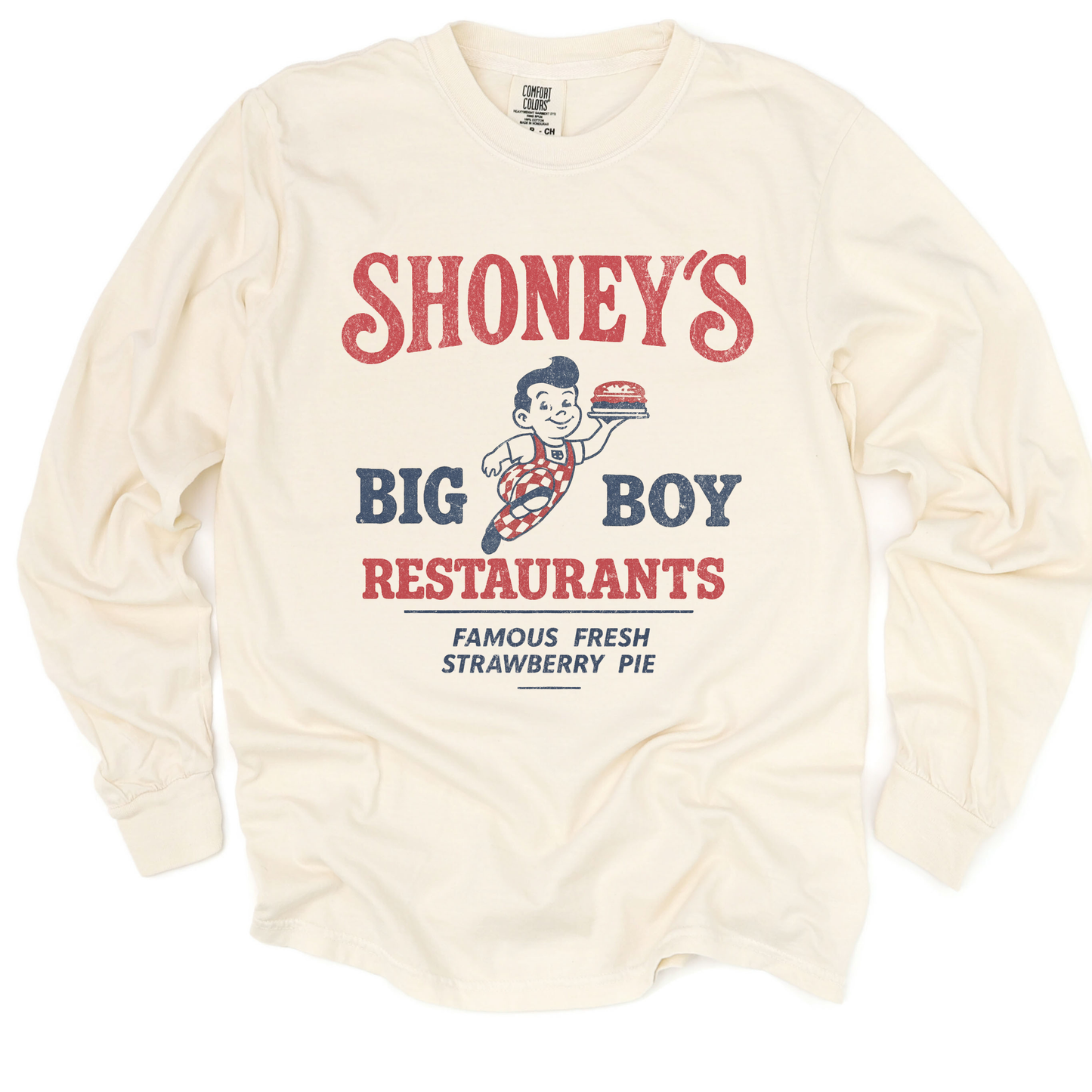 Shoney's Big Boy Restaurant - Comfort Colors Long Sleeve Premium T Shirt