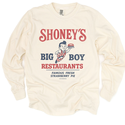 Shoney's Big Boy Restaurant - Comfort Colors Long Sleeve Premium T Shirt