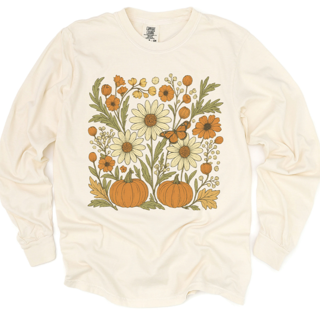 Autumn Harvest - Comfort Colors Premium Long Sleeve T Shirt