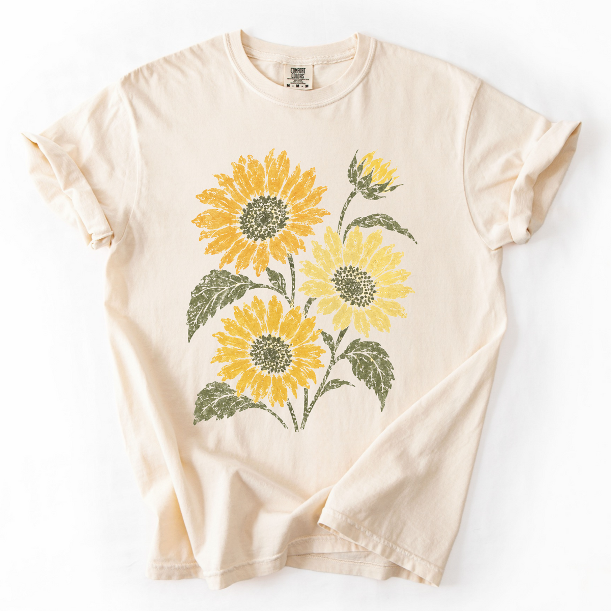 Pastel Sun -  Relaxed Fit Vintage Wash T Shirt