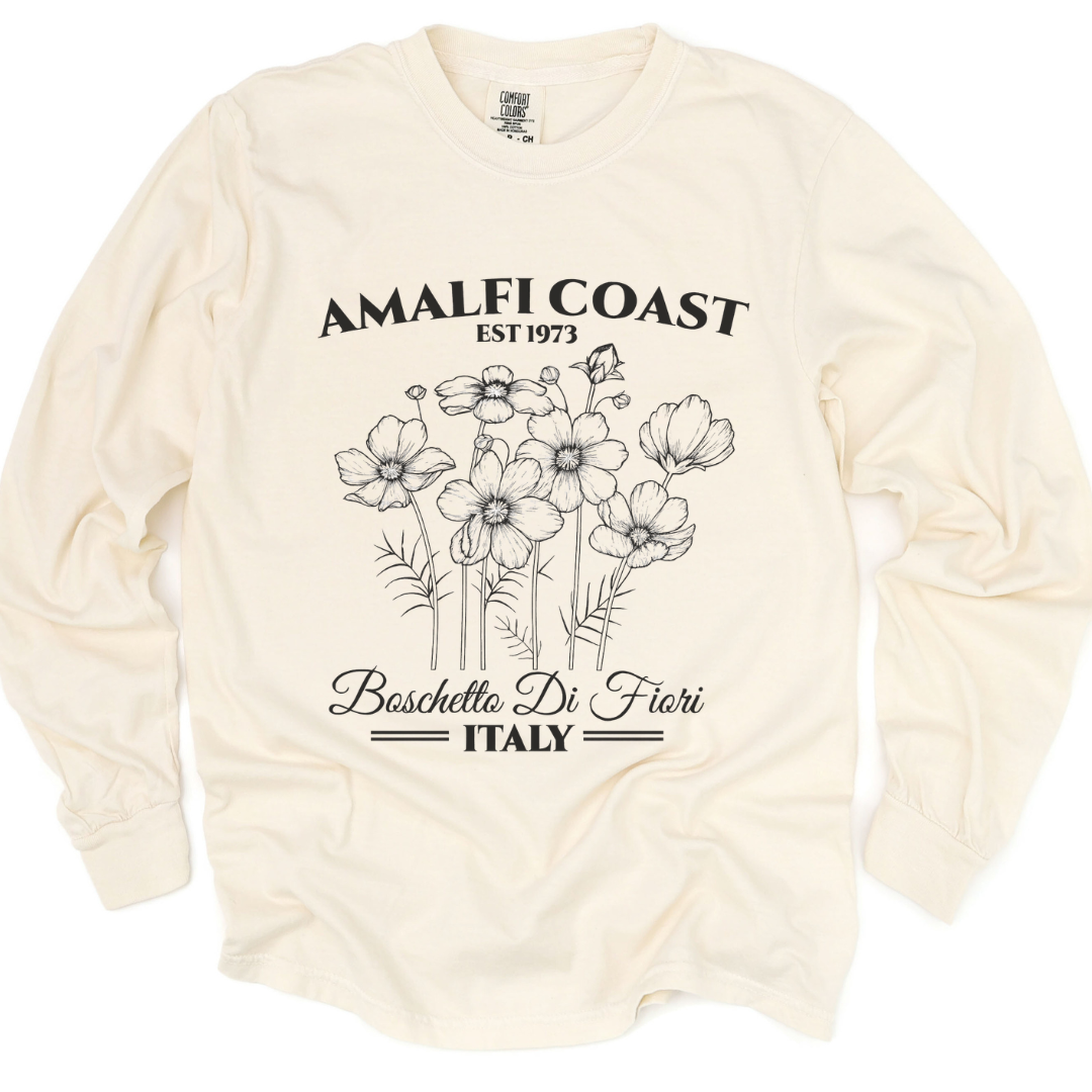 Amalfi Coast - Comfort Colors Premium Long Sleeve T Shirt