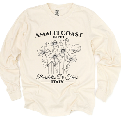 Amalfi Coast - Comfort Colors Premium Long Sleeve T Shirt