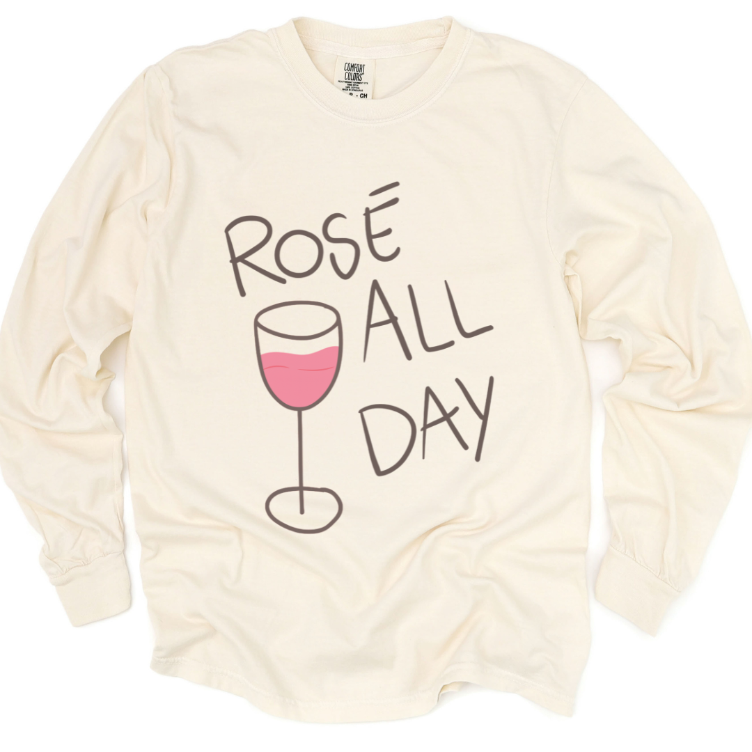Rose All Day - Comfort Colors Premium Long Sleeve T Shirt