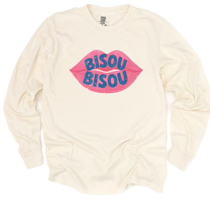 Bisou - Comfort Colors Premium Long Sleeve T Shirt