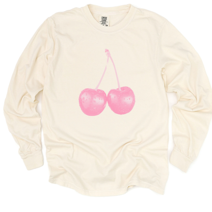 Cherries  - Comfort Colors Long Sleeve Premium T Shirt