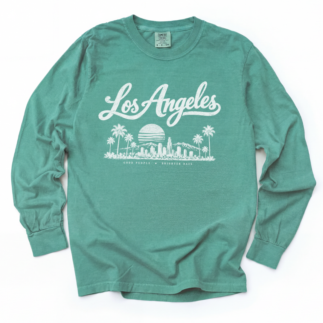 Los Angeles - Comfort Colors Long Sleeve Premium T Shirt