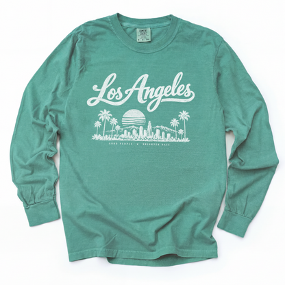 Los Angeles - Comfort Colors Long Sleeve Premium T Shirt