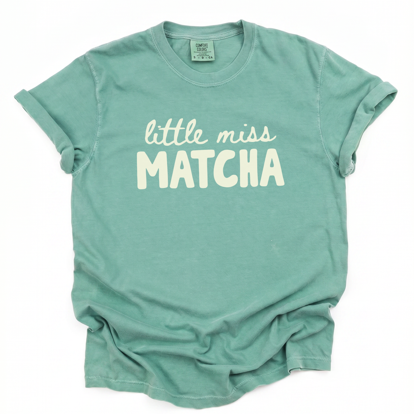 Little Miss Matcha - Comfort Colors Relaxed Fit Premium T Shirt