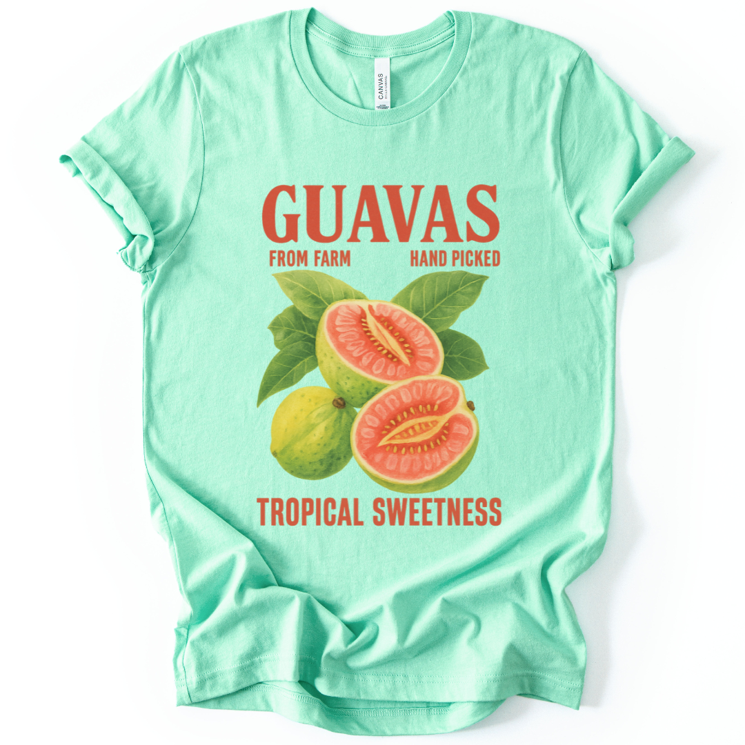 Guavas Tropical Sweetness Tee - Bella Canvas Super Soft T Shirt