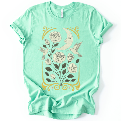 Moonlight Floral  - Bella Canvas Super Soft T Shirt