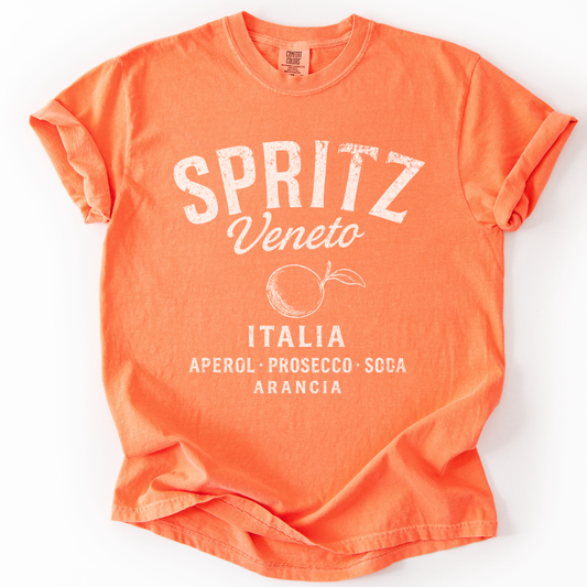 Spritz Vintage Print - Comfort Colors Relaxed Fit Premium T Shirt