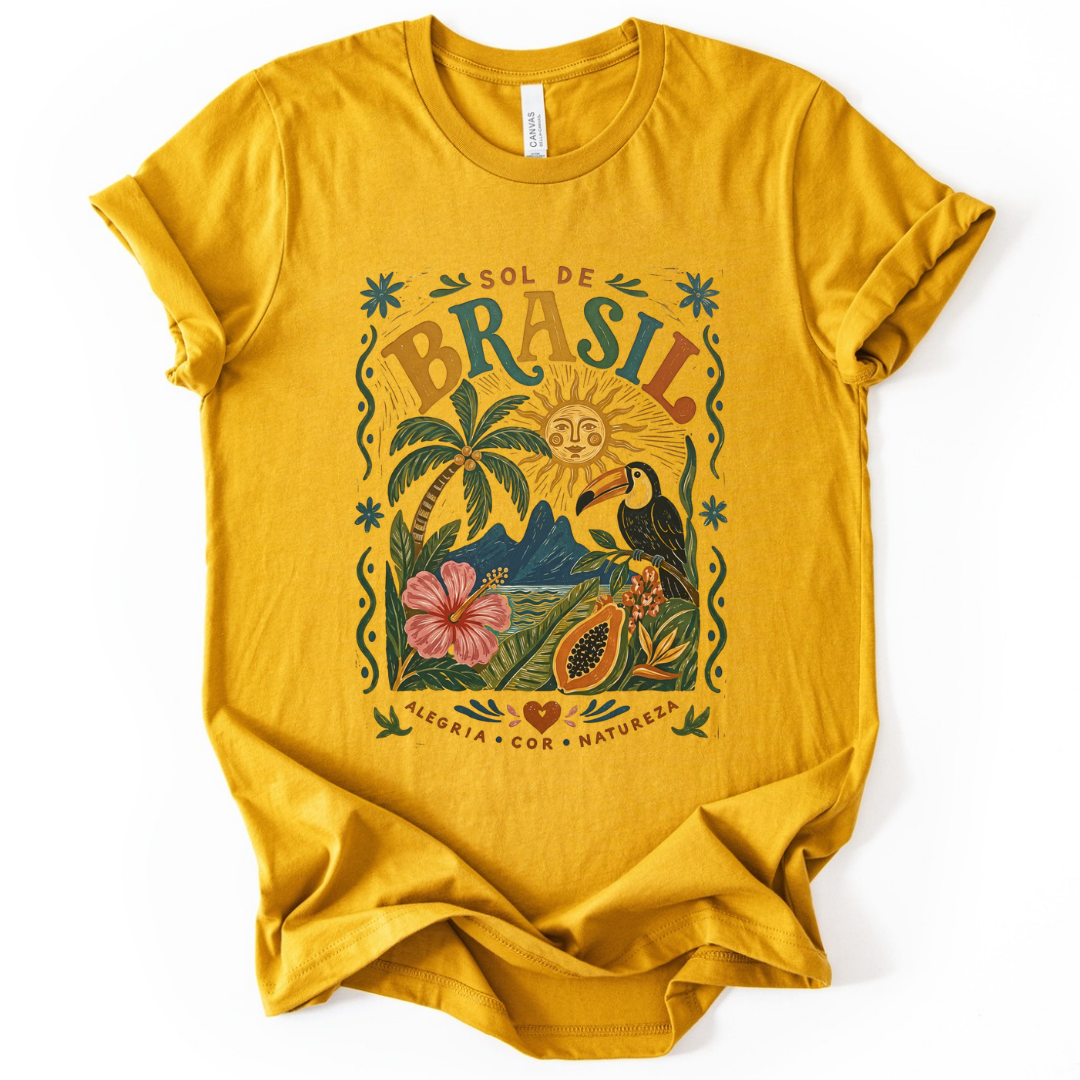 Brazil - Bella Canvas Super Soft Straight Cut T shirt
