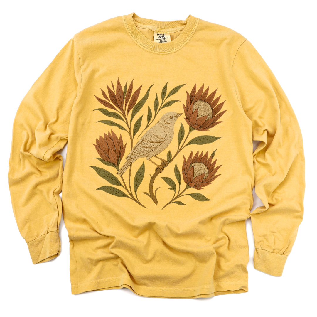 Nature's Chorus - Comfort Colors Premium Long Sleeve T Shirt