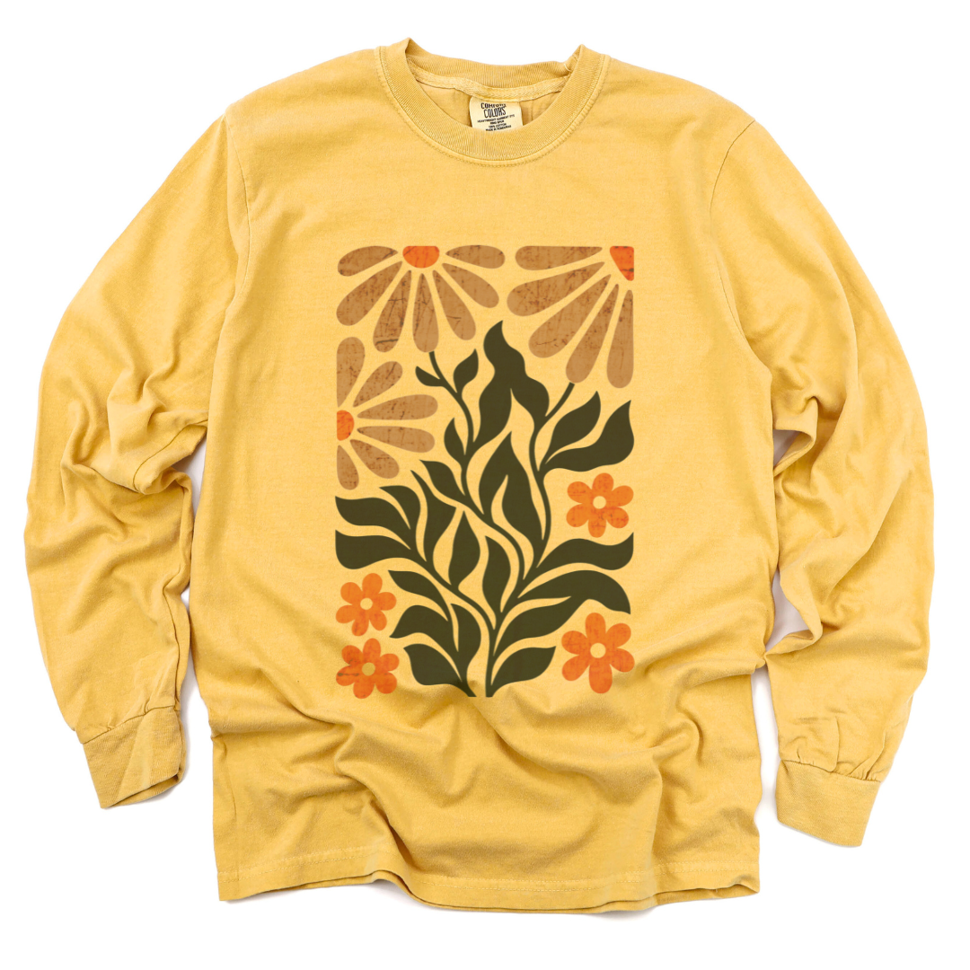 Wildlight Flora - Comfort Colors Premium Long Sleeve T Shirt