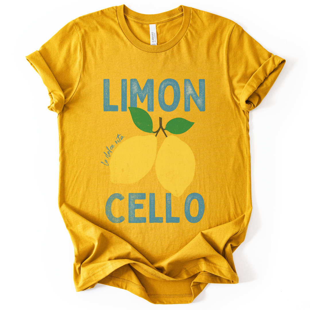 Limon Cello, Vintage Tee - Bella Canvas Super Soft T Shirt