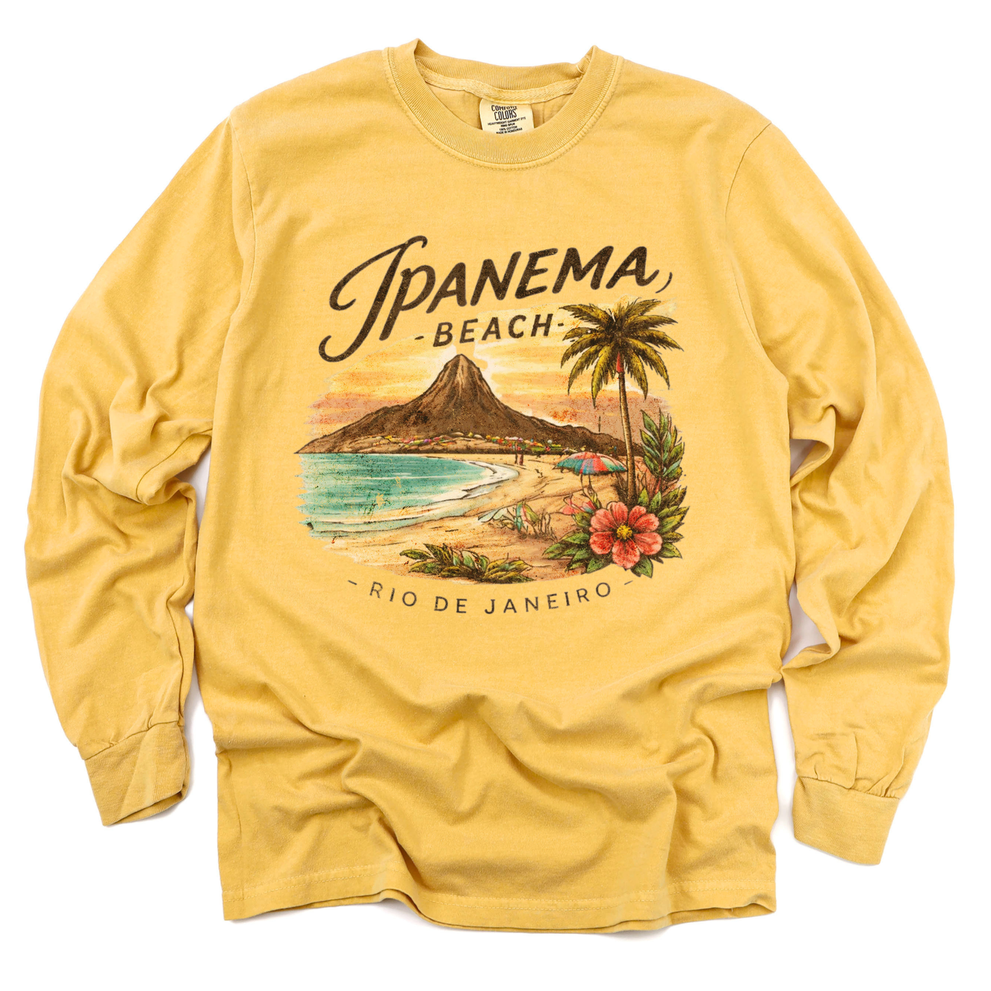 Ipanema - Comfort Colors Long Sleeve Premium T Shirt