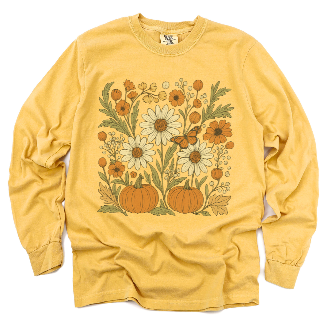 Autumn Harvest - Comfort Colors Premium Long Sleeve T Shirt