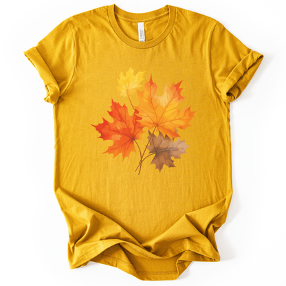Autumn Leaves - Bella Canvas Super Soft T Shirt