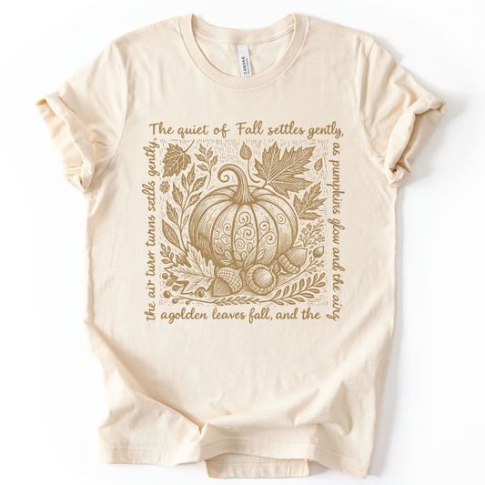 The Quiet Of Fall - Bella Canvas Super Soft T Shirt