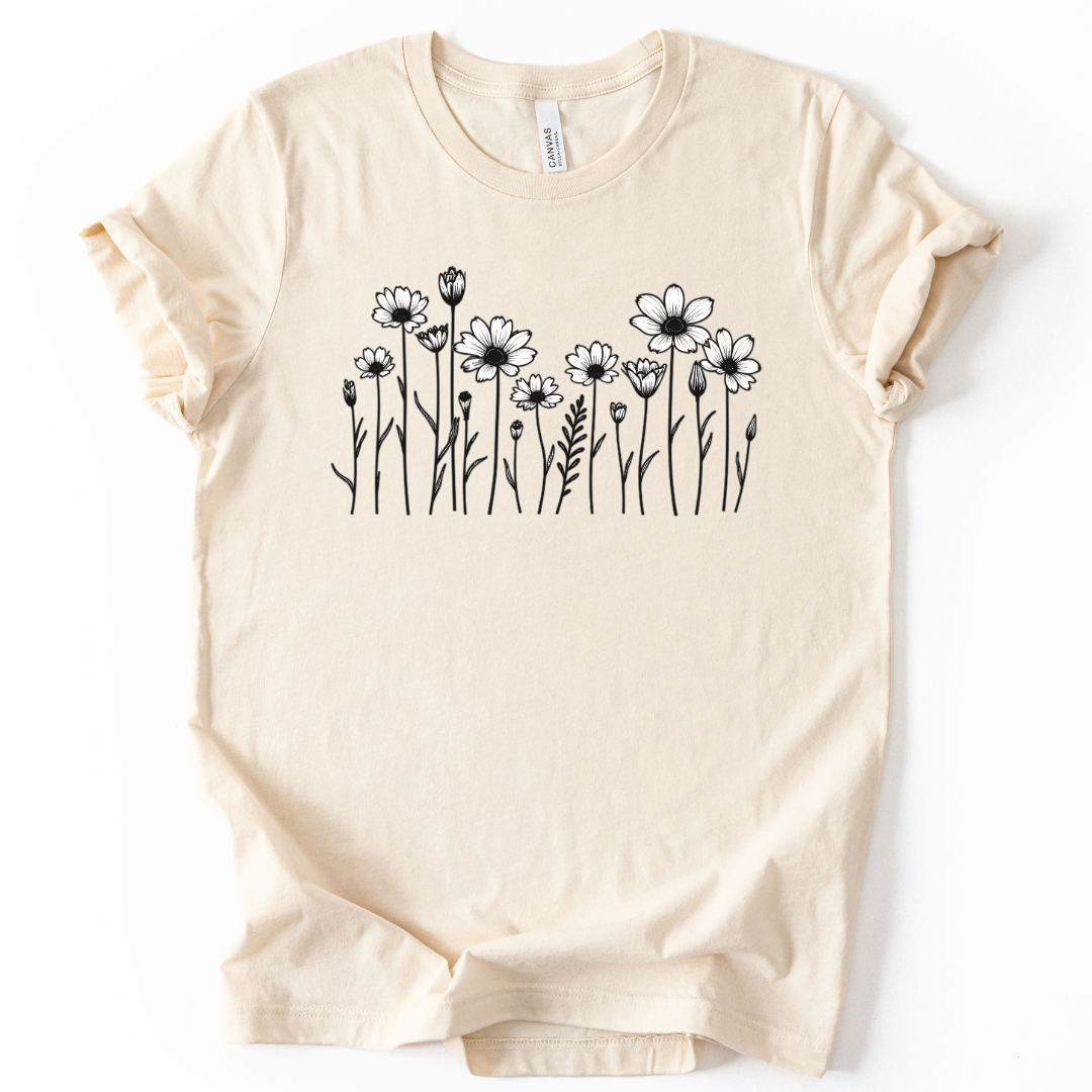 Daisy Chain - Bella Canvas Super Soft Straight Cut T shirt