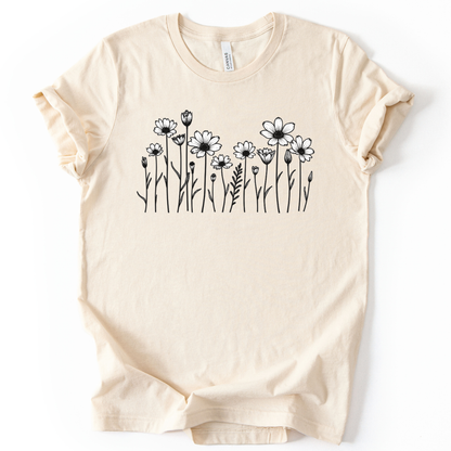 Daisy Chain - Bella Canvas Straight Cut Tee - UK Stocked