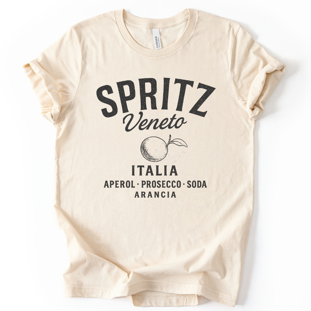 Spritz Vintage Print - Bella Canvas Super Soft Straight Cut T shirt
