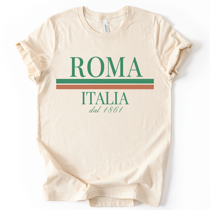 Roma Italia - Bella Canvas Super Soft Standard Fit T Shirt