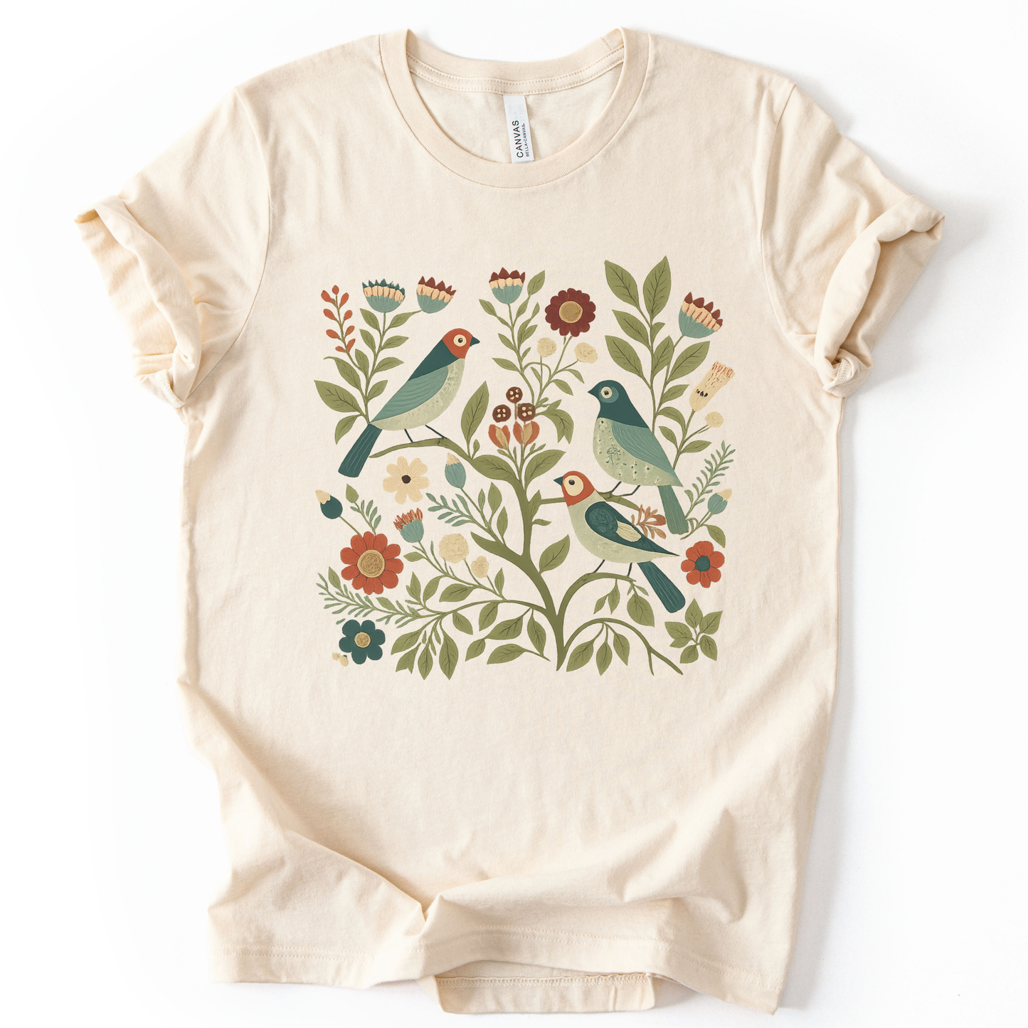 Folk Aviary - Bella Canvas Super Soft T Shirt