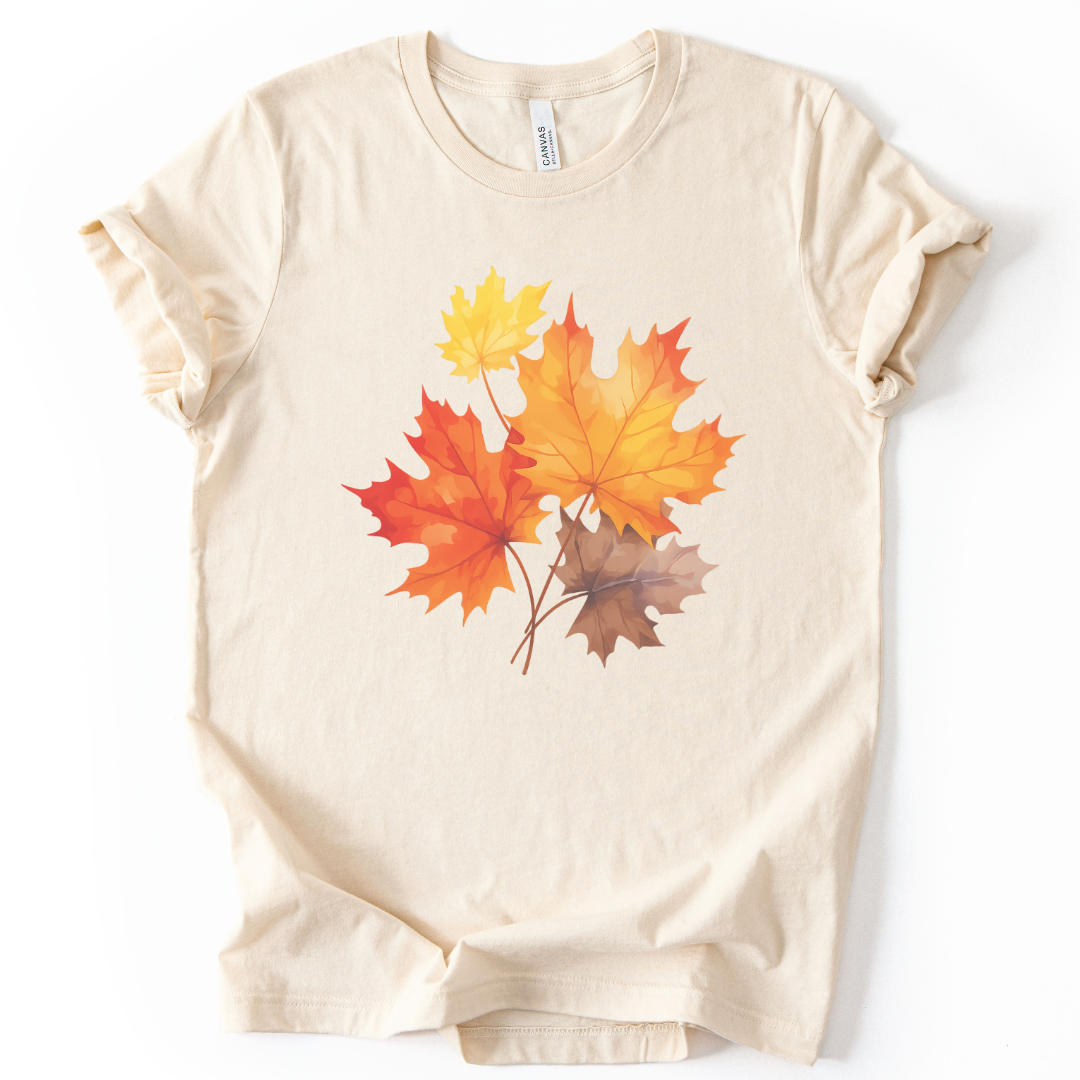 Autumn Leaves - Bella Canvas Super Soft T Shirt