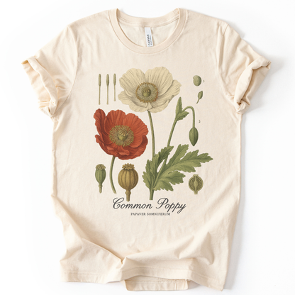 Common Poppy - Bella Canvas Super Soft T Shirt