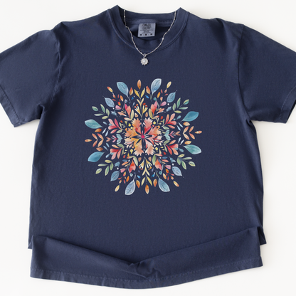 Plant Mandala - Comfort Colors Relaxed Fit Premium T Shirt