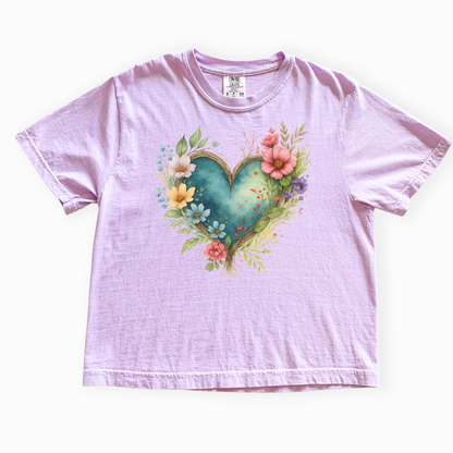 Nature's Embrace - Comfort Colors Boxy Cropped Tee