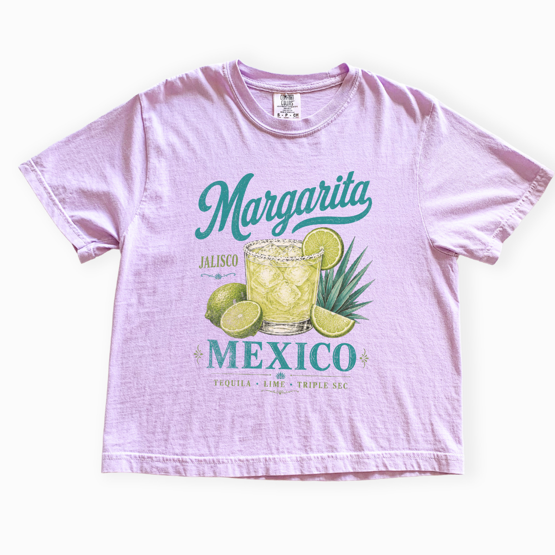 Margarita - Comfort Colors Boxy Cropped Tee