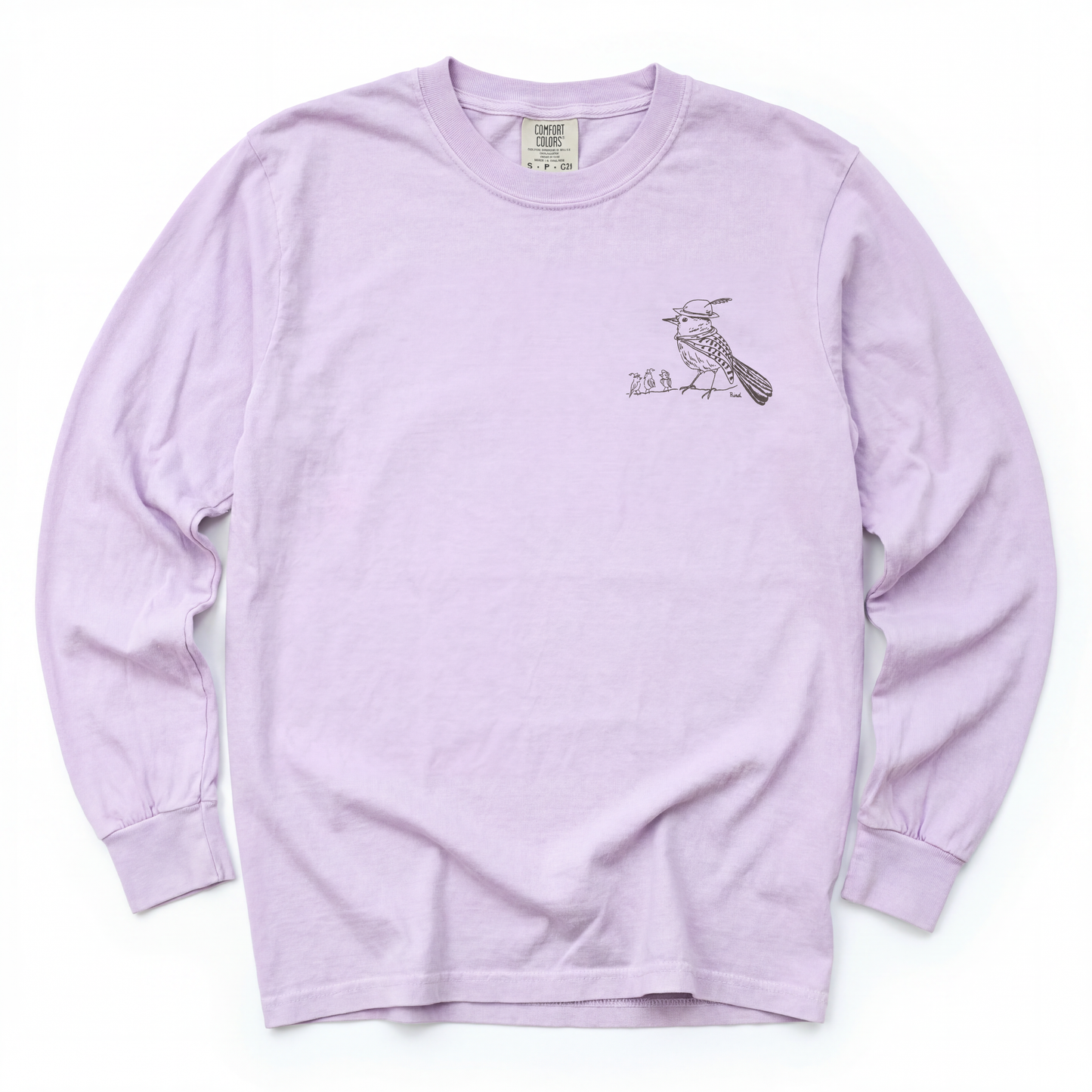 Birds - Comfort Colors Premium Long Sleeve T Shirt