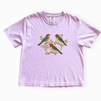 Garden Chorus - Comfort Colors Boxy Cropped Tee