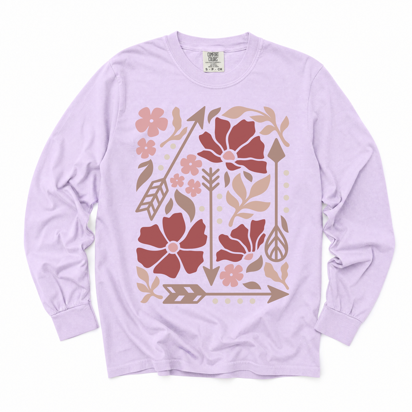 Arrows of Bohemia - Comfort Colors Premium Long Sleeve T Shirt