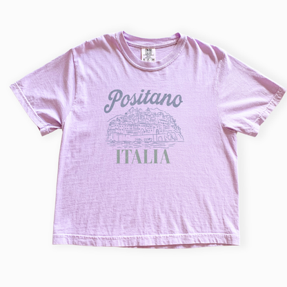 Positano - Comfort Colors Boxy Cropped Tee
